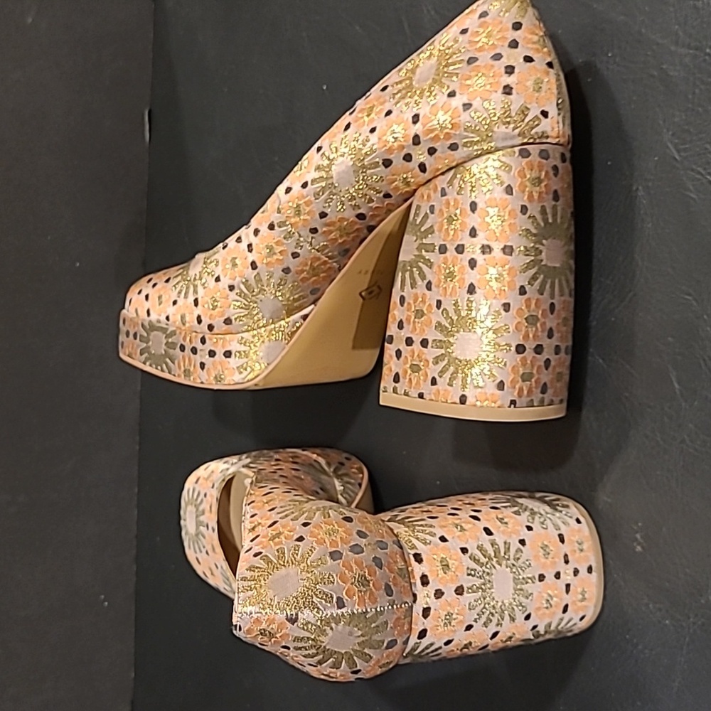 Katy Perry Floral Patterned Women's Platform Heels 9.5 - Picture 5 of 12